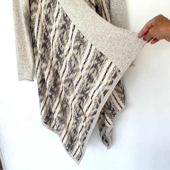 Lucky Brand open cardigan with waterfall front, in 💯 cotton - Picture 11 of 15